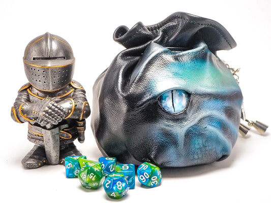 Massive Dice Bag for Serious DnD Fans - Fit up to 190 Dice with Room to Spare! - Never Worry about Running Out of Dice Again! EmBrace Leather