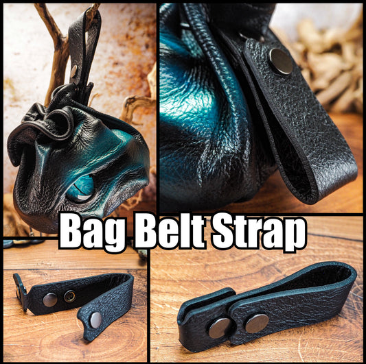 Dice Bag Belt Strap for any bags with a leather cord.