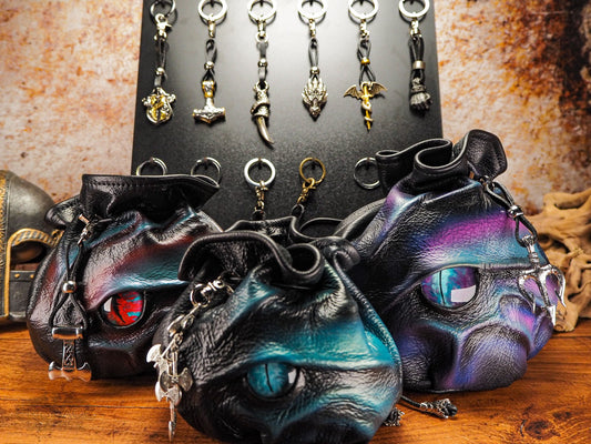 Stunning Metal Bag Charms to add a Touch of Joy - Perfect for Elevating Your Dice Bag